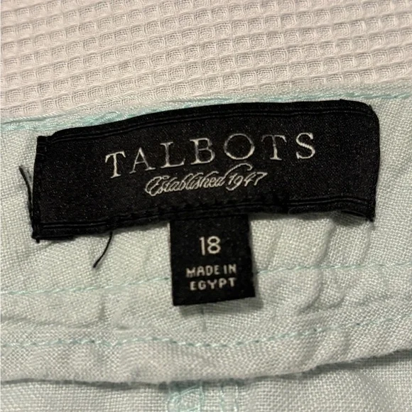 Talbot Maxi Skirt 100% Linen A-Line Sz 18 Seafoam Green Lagenlook Coastal Resort - Picture 4 of 10